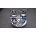 Beautiful crystal bears figurine for wedding gift and decoration favors